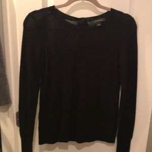 Ann Taylor button back sweater Black
